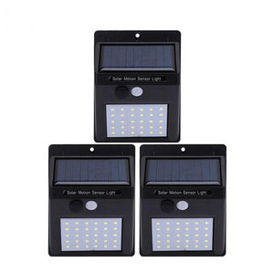 Lampada LED Solar Com Sensor de Movimento
