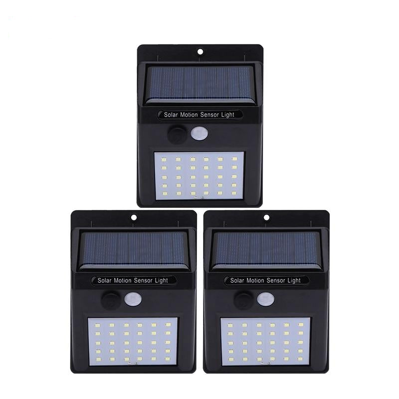 Lampada LED Solar Com Sensor de Movimento