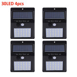 Lampada LED Solar Com Sensor de Movimento