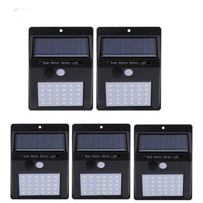 Lampada LED Solar Com Sensor de Movimento