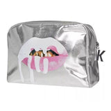 Oswego Makeup Bag Women Make Up Tote Bag Zipper Fashion Large PU Travel Cosmetic Bag Organizer Women Makeup Bag 2019