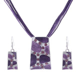 ZOSHI Fashion African Jewelry Set 2019 Leather Chain Enamel Gem Jewelry Sets for Party Bridal Jewelry Sets Summer Jewelry