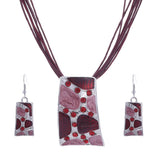 ZOSHI Fashion African Jewelry Set 2019 Leather Chain Enamel Gem Jewelry Sets for Party Bridal Jewelry Sets Summer Jewelry