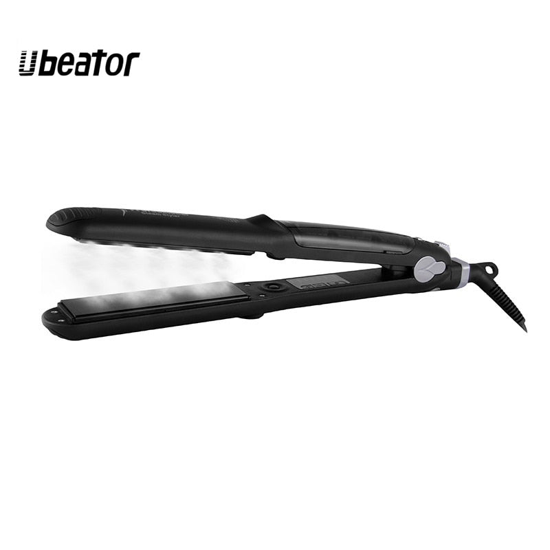 Professional Ceramic Steam Hair Straightener Fast Heating Hair Flat Iron Vapor