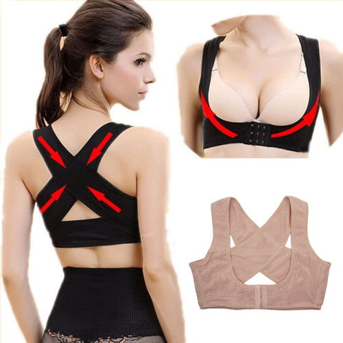 US Warehouse Drop Shipping Lady Chest Posture Corrector Support Belt Body Shaper Corset Shoulder Brace for Health Care 5 Size