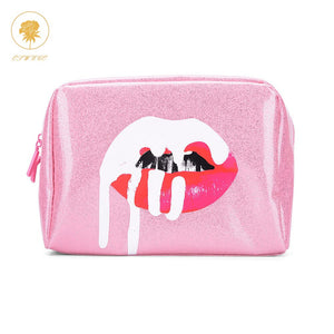 Oswego Makeup Bag Women Make Up Tote Bag Zipper Fashion Large PU Travel Cosmetic Bag Organizer Women Makeup Bag 2019