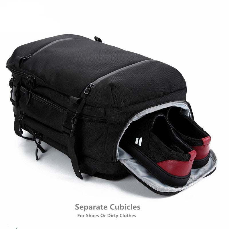 OZUKO Backpack Men travel pack Bag Male Luggage Backpack USB Large Capacity Multifunctional Waterproof laptop backpack Women AER