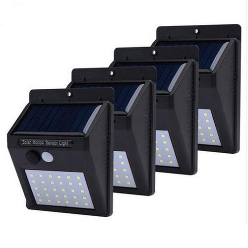 Lampada LED Solar Com Sensor de Movimento