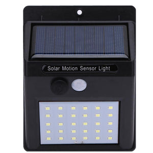 Lampada LED Solar Com Sensor de Movimento