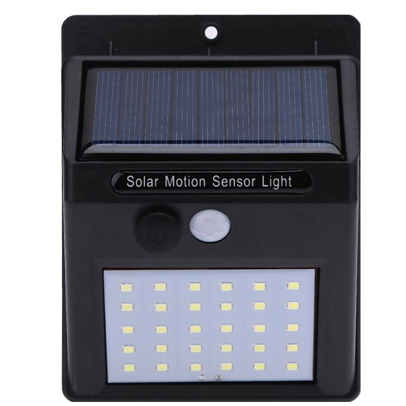 Lampada LED Solar Com Sensor de Movimento