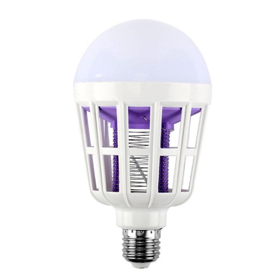 Mosquito Killer Lamp 2 in 1 E27 LED Bulb Electric Trap Mosquito Killer Light 220V 15W Electronic Anti Insect Bug Led Night lamps