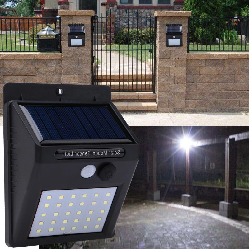 Lampada LED Solar Com Sensor de Movimento