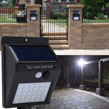 Lampada LED Solar Com Sensor de Movimento