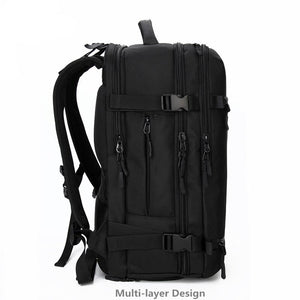 OZUKO Backpack Men travel pack Bag Male Luggage Backpack USB Large Capacity Multifunctional Waterproof laptop backpack Women AER