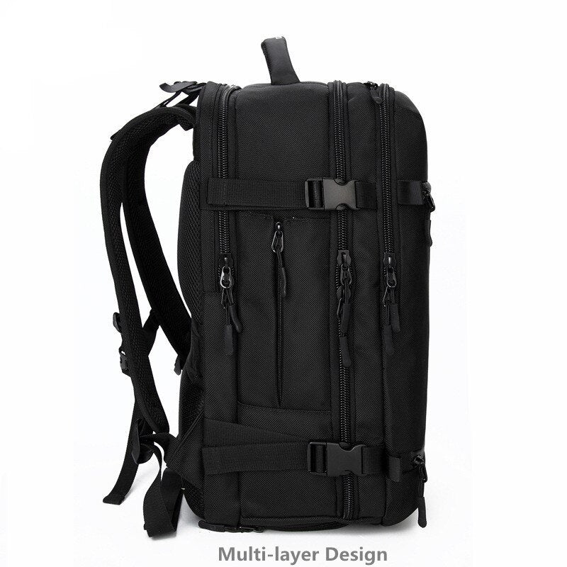 OZUKO Backpack Men travel pack Bag Male Luggage Backpack USB Large Capacity Multifunctional Waterproof laptop backpack Women AER