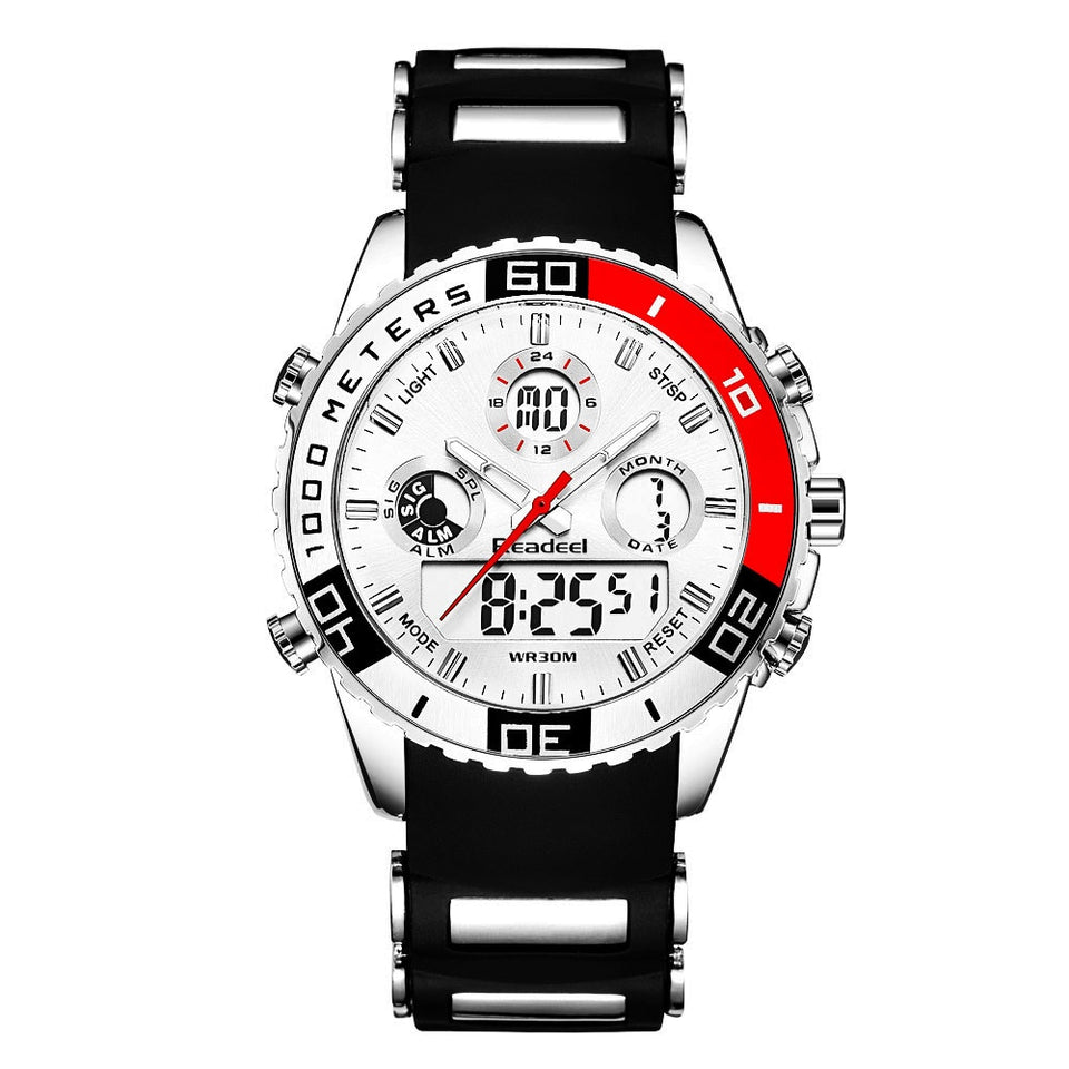 Top Brand Luxury Watches Men Rubber LED Digital Men's Quartz Watch Man Sports Army Military Wrist Watch erkek kol saati