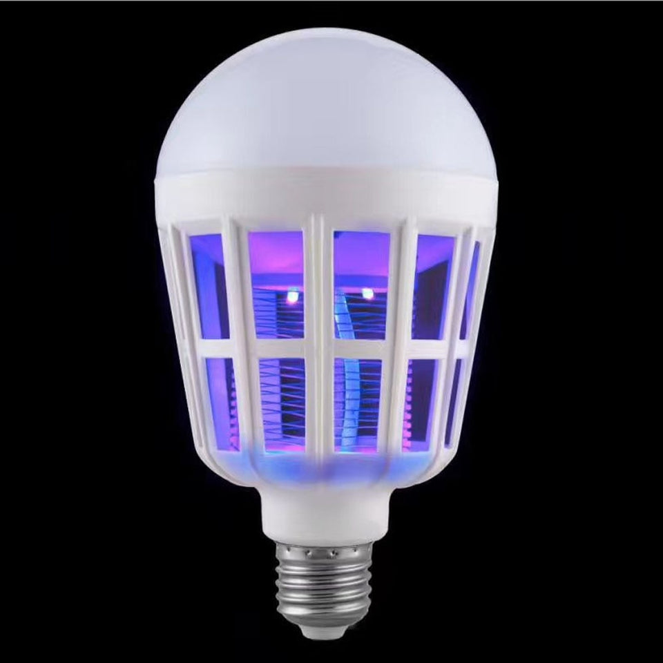 Mosquito Killer Lamp 2 in 1 E27 LED Bulb Electric Trap Mosquito Killer Light 220V 15W Electronic Anti Insect Bug Led Night lamps